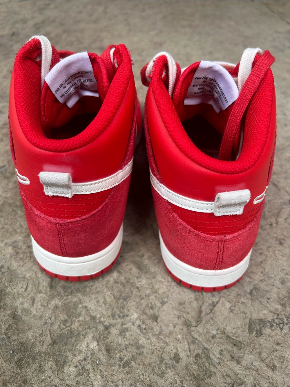 NIKE Dunk High SE 'First Use Pack - University Red'-Women’s size 9.5 (Men’s 8) - Picture 5 of 9